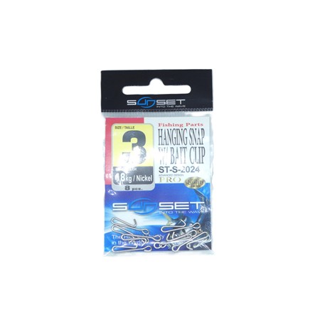 Agrafe Mer Sunset Hanging Snap W / Bait Clip St-S-2024 - N°3 - Par 8