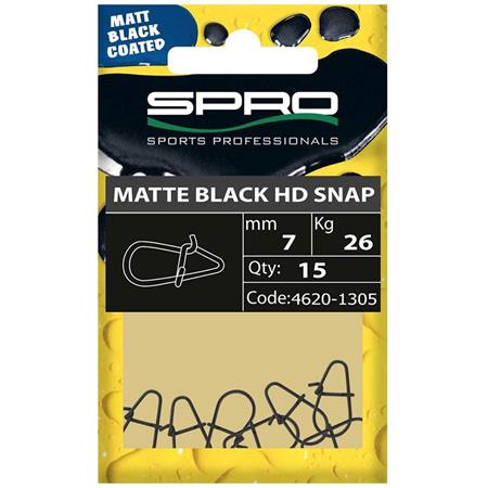 AGRAFE SPRO MATTE BLACK HD SNAP