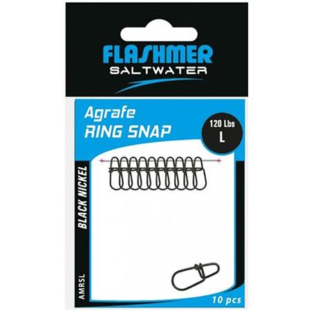 Agrafka Flashmer Ring Snap - Pack De 10