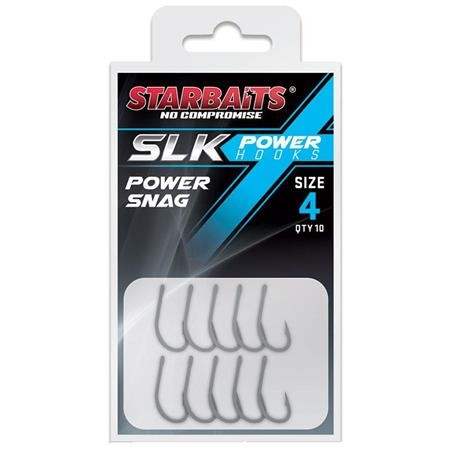 AMI STARBAITS POWER HOOK PTFE COATED POWER SNAG - PACCHETTO DI 10
