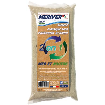 Amorce Meriver Classique Poisson Blanc 2 En 1 - Mer Et Rivière