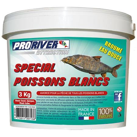 Amorce Proriver Broumé Eau Douce - Spécial Poissons Blancs