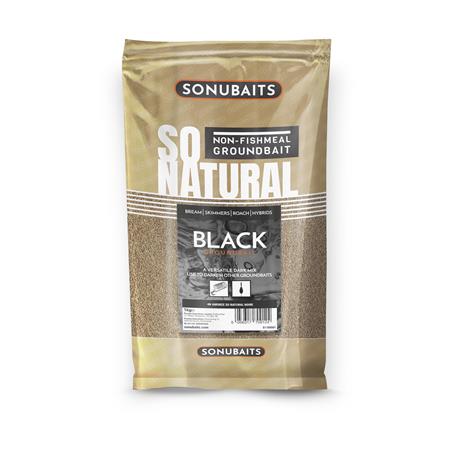 Amorce Sonubaits So Natural Groundbait Black
