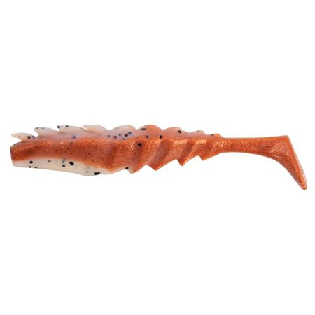 Amostra Flexível Berkley Gulp! Nemesis Prawn Paddle Tail - 10Cm - Pack De 4