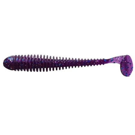 Amostra Flexível Crazy Fish Vibro Worm 4” - 10Cm - Pack De 5
