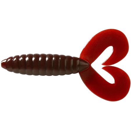 Amostra Flexível Deps Deathadder Grub Twintail - 15Cm - Pack De 4