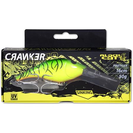 AMOSTRA FLUTUANTE BLACK CAT BABY CRANKER - 12CM