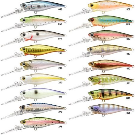 Amostra Suspending Lucky Craft Bevy Shad 60 Deep River Sp