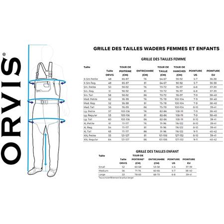 ΑΝΑΠΝΕΎΣΙΜΑ WADERS ΜΕ ΚΆΛΤΣΑ ORVIS CLEARWATER - WOMEN