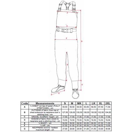ΑΝΑΠΝΕΌΜΕΝΑ WADERS STOCKING HART PROTHEON XT