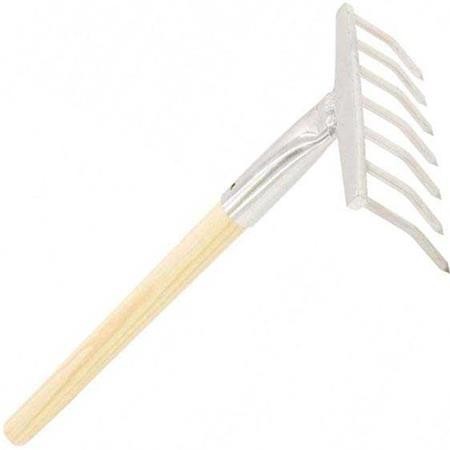 Ancinho Flashmer Dentes Redondos Inox