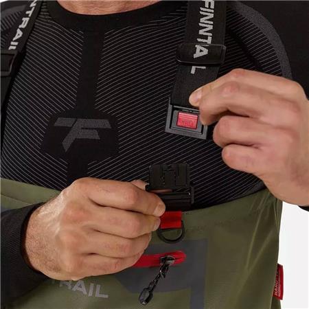ÅNDBARE WADERS MED STRØMPEFOD FINNTRAIL WADEMAN - KHAKI