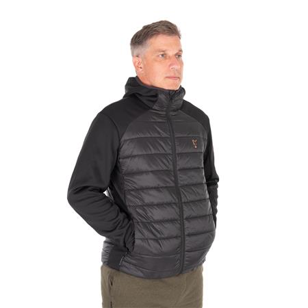ΑΝΔΡΙΚΌ ΜΠΟΥΦΆΝ FOX COLLECTION HYBRID JACKET - ΜΑΎΡΟ