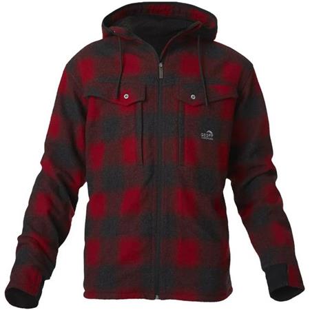 Ανδρικό Μπουφάν Geoff Anderson Ezmar Hoodie - Μαύρο/Κόκκινο