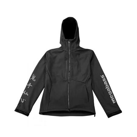 Ανδρικό Μπουφάν Megabass Blowattack Hoodie - Μαύρο