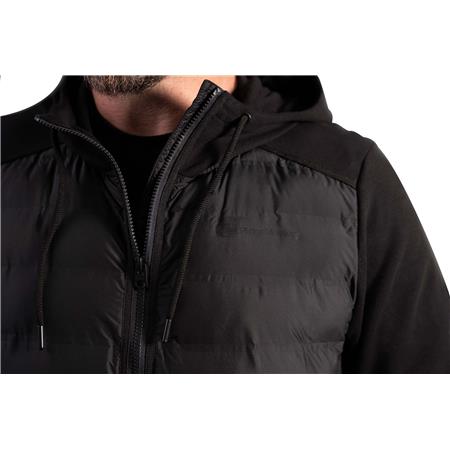 ΑΝΔΡΙΚΌ ΜΠΟΥΦΆΝ RIDGE MONKEY APEAREL HEAVYWEIGHT ZIP JACKET - ΜΑΎΡΟ