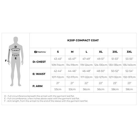 ΑΝΔΡΙΚΌ ΜΠΟΥΦΆΝ RIDGE MONKEY APEAREL K2XP COMPACT COAT - ΜΑΎΡΟ