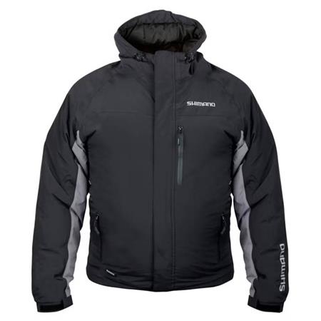 Ανδρικό Μπουφάν Shimano Rain Jacket Padded - Μαύρο