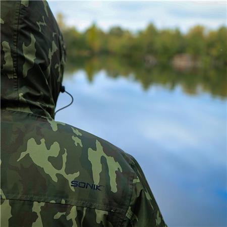 ΑΝΔΡΙΚΌ ΜΠΟΥΦΆΝ SONIK HEAVY WEIGHT PADDED JACKET CAMO - ΠΡΆΣΙΝΟ
