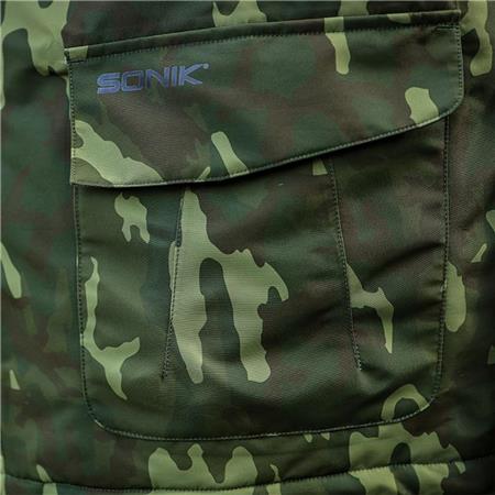 ΑΝΔΡΙΚΌ ΜΠΟΥΦΆΝ SONIK HEAVY WEIGHT PADDED JACKET CAMO - ΠΡΆΣΙΝΟ
