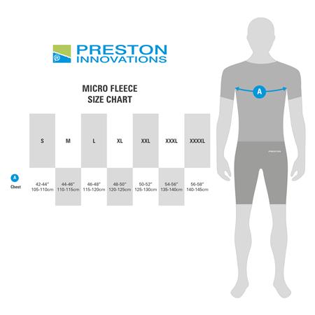 ΑΝΔΡΙΚΌ ΦΛΙΣ PRESTON INNOVATIONS MICRO FLEECE - ΜΑΎΡΟ