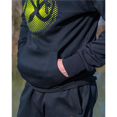 ΑΝΔΡΙΚΌ ΦΟΎΤΕΡ FOX MATRIX LARGE FADE LOGO HOODY - ΜΑΎΡΟ