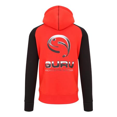 ΑΝΔΡΙΚΌ ΦΟΎΤΕΡ GURU HOODIE - ΚΌΚΚΙΝΟ/ΜΑΎΡΟ