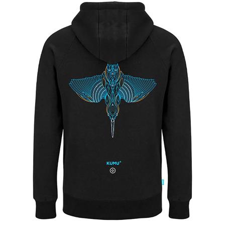 Ανδρικό Φούτερ Kumu Hoody Take Flight - Μαύρο
