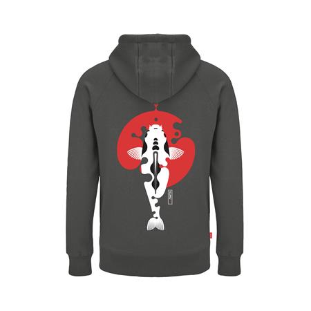 Ανδρικό Φούτερ Kumu Rising Sun Grey Hoodie - Γκρι