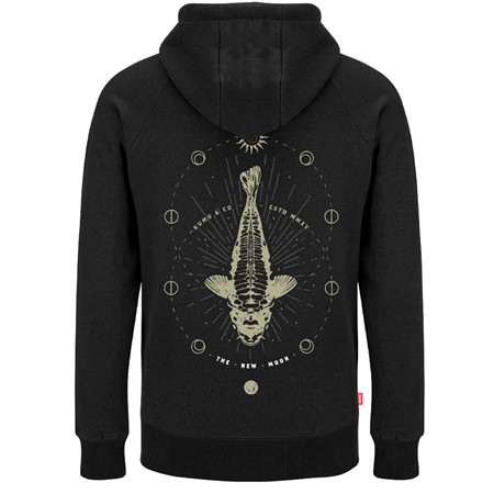 Ανδρικό Φούτερ Kumu X Pole Position Hoodie New Moon - Μαύρο