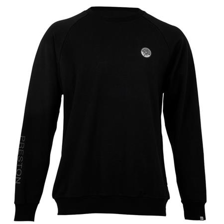 Ανδρικό Φούτερ Preston Innovations Black Minimal Sweatshirt - Μαύρο