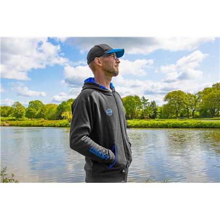 ΑΝΔΡΙΚΌ ΦΟΎΤΕΡ PRESTON INNOVATIONS CELCIUS ZIP HOODIE - ΜΑΎΡΟ