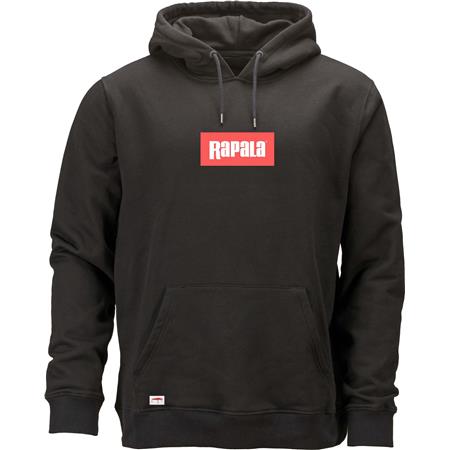 Ανδρικό Φούτερ Rapala Red Box Logo Hoodie - Μαύρο
