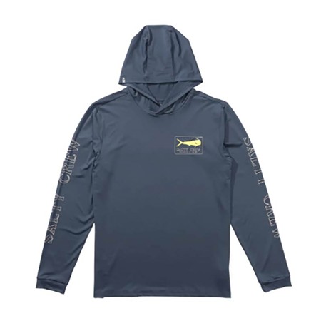 Ανδρικό Φούτερ Salty Crew Golden Mahi Hood Sunshirt - Blue Fin