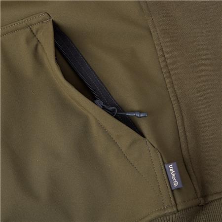 ΑΝΔΡΙΚΌ ΦΟΎΤΕΡ TRAKKER TECHPRO CAPTURE HOODY - ΧΑΚΊ