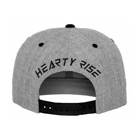 ΑΝΔΡΙΚΌ ΚΑΠΈΛΟ HEARTY RISE HR SNAPBACK - ΓΚΡΙ/ΜΑΎΡΟ