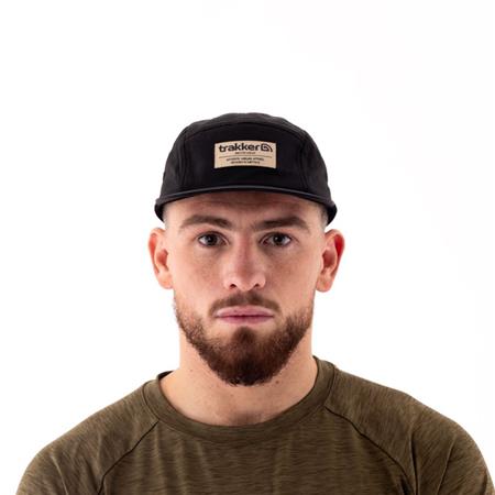 ΑΝΔΡΙΚΌ ΚΑΠΈΛΟ TRAKKER CR 5 PANEL BLACK CAP - ΜΑΎΡΟ