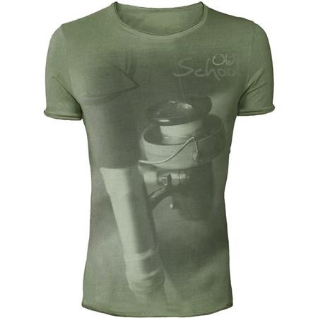 Ανδρικό Κοντομάνικο Μπλουζάκι Hot Spot Design Vintage Old School - Πράσινο
