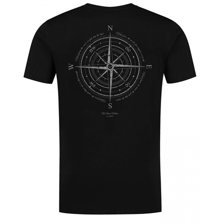 ΑΝΔΡΙΚΌ ΚΟΝΤΟΜΆΝΙΚΟ ΜΠΛΟΥΖΆΚΙ KORDA COMPASS TEE - ΣΚΟΎΡΟ ΜΑΎΡΟ