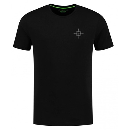 Ανδρικό Κοντομάνικο Μπλουζάκι Korda Compass Tee - Σκούρο Μαύρο