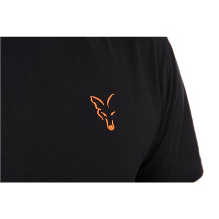 ΑΝΔΡΙΚΌ ΚΟΝΤΟΜΆΝΙΚΟ T-SHIRT FOX CLASSIC T - ΜΑΎΡΟ/ΠΟΡΤΟΚΑΛΊ