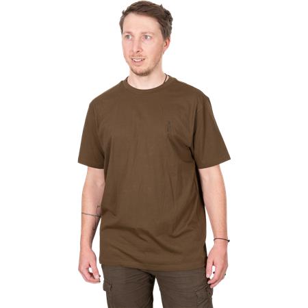 ΑΝΔΡΙΚΌ ΚΟΝΤΟΜΆΝΙΚΟ T-SHIRT FOX KHAKI INDICATOR T - ΜΑΎΡΟ