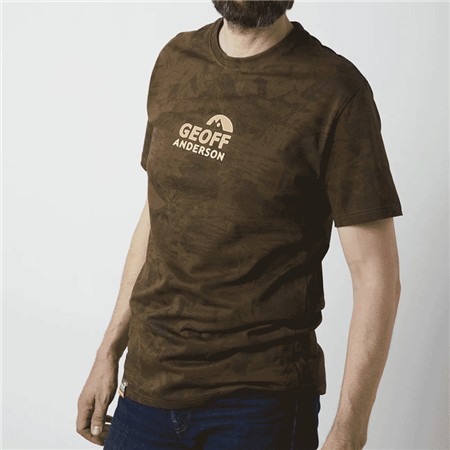 ΑΝΔΡΙΚΌ ΚΟΝΤΟΜΆΝΙΚΟ T-SHIRT GEOFF ANDERSON ORGANIC - ΦΎΛΛΟ