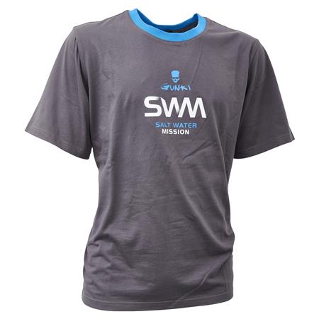 Ανδρικό Κοντομάνικο T-Shirt Gunki Swm - Γκρι