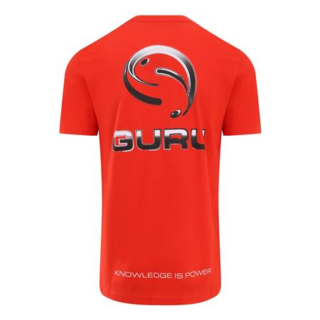ΑΝΔΡΙΚΌ ΚΟΝΤΟΜΆΝΙΚΟ T-SHIRT GURU SEMI LOGO TEE - ΚΌΚΚΙΝΟ