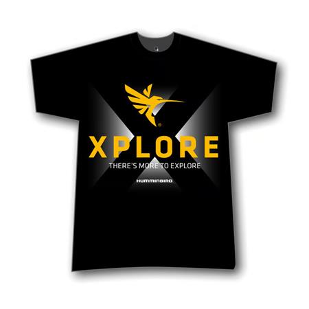 ΑΝΔΡΙΚΌ ΚΟΝΤΟΜΆΝΙΚΟ T-SHIRT HUMMINBIRD XPLORE 2025 - ΜΑΎΡΟ