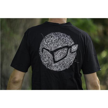ΑΝΔΡΙΚΌ ΚΟΝΤΟΜΆΝΙΚΟ T-SHIRT KORDA BIRDSNEST - ΜΑΎΡΟ