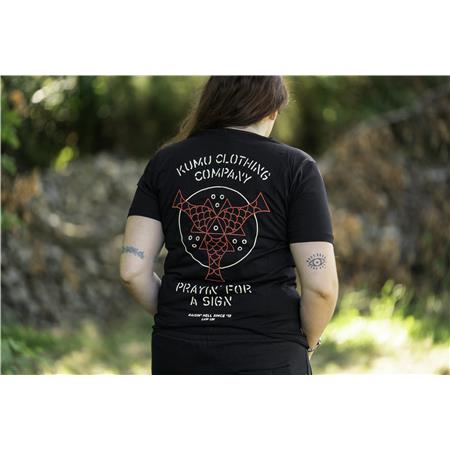 ΑΝΔΡΙΚΌ ΚΟΝΤΟΜΆΝΙΚΟ T-SHIRT KUMU CARP GODS - ΜΑΎΡΟ