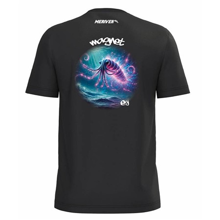 Ανδρικό Κοντομάνικο T-Shirt Meriver Egi Magnet - Μαύρο