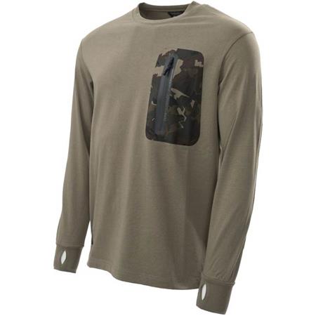 Ανδρικό Κοντομάνικο T-Shirt Nash Zt Hd Long Sleeve - Χακί